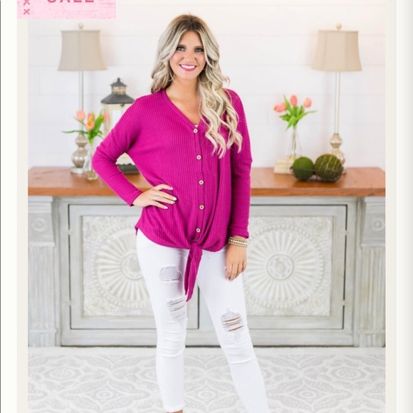 Waffle Knit Top - Picture 2 of 4